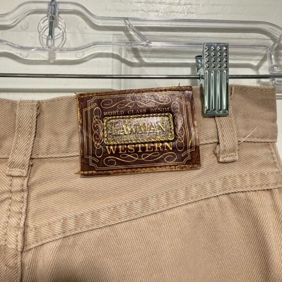 Vintage Lawman Tan Jeans - Picture 3 of 3